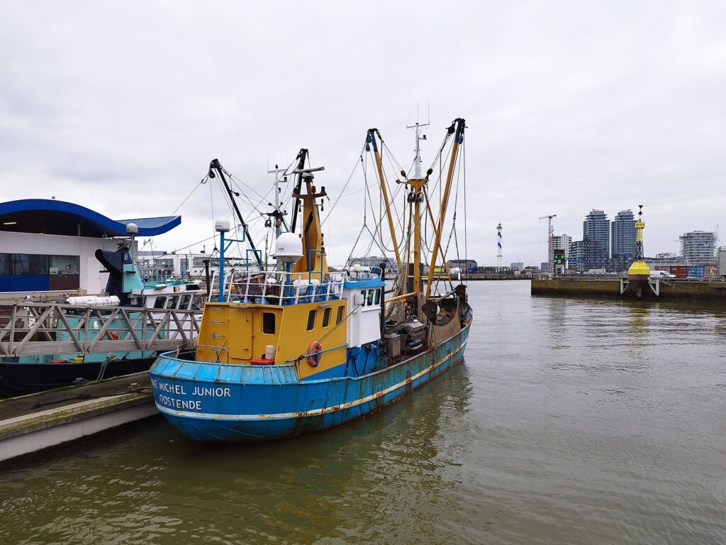 Krappenkutter im Hafen